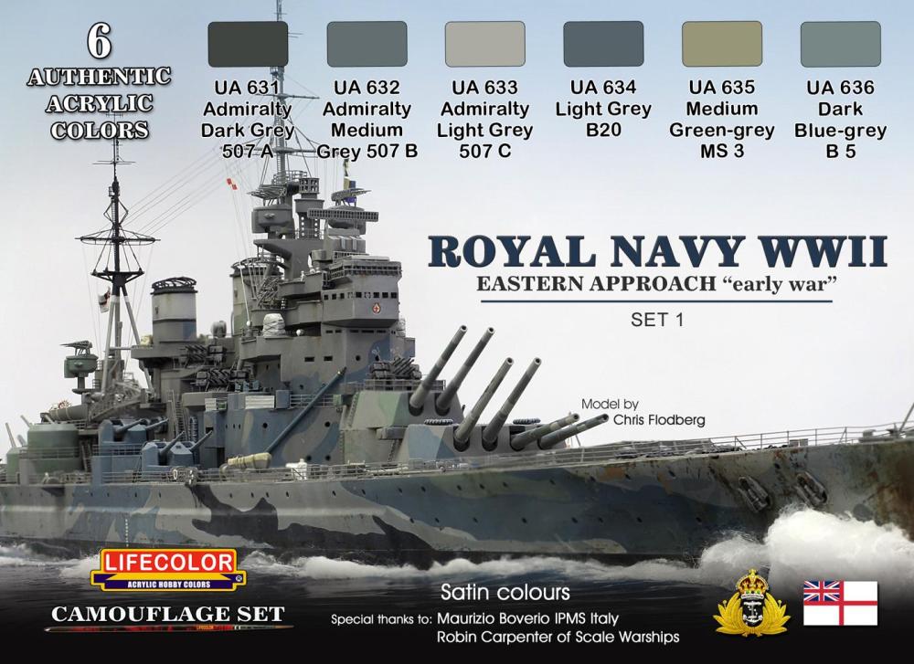 Royal Navy WWII Paint Set