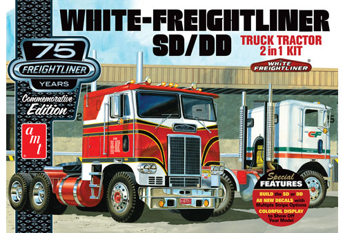 White Freightliner 2-in-1 SD/DD Cabover Tractor (75th Anniversary)