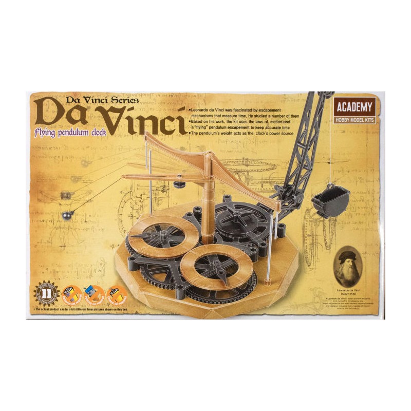 Da Vinci Flying Pendulum Clock