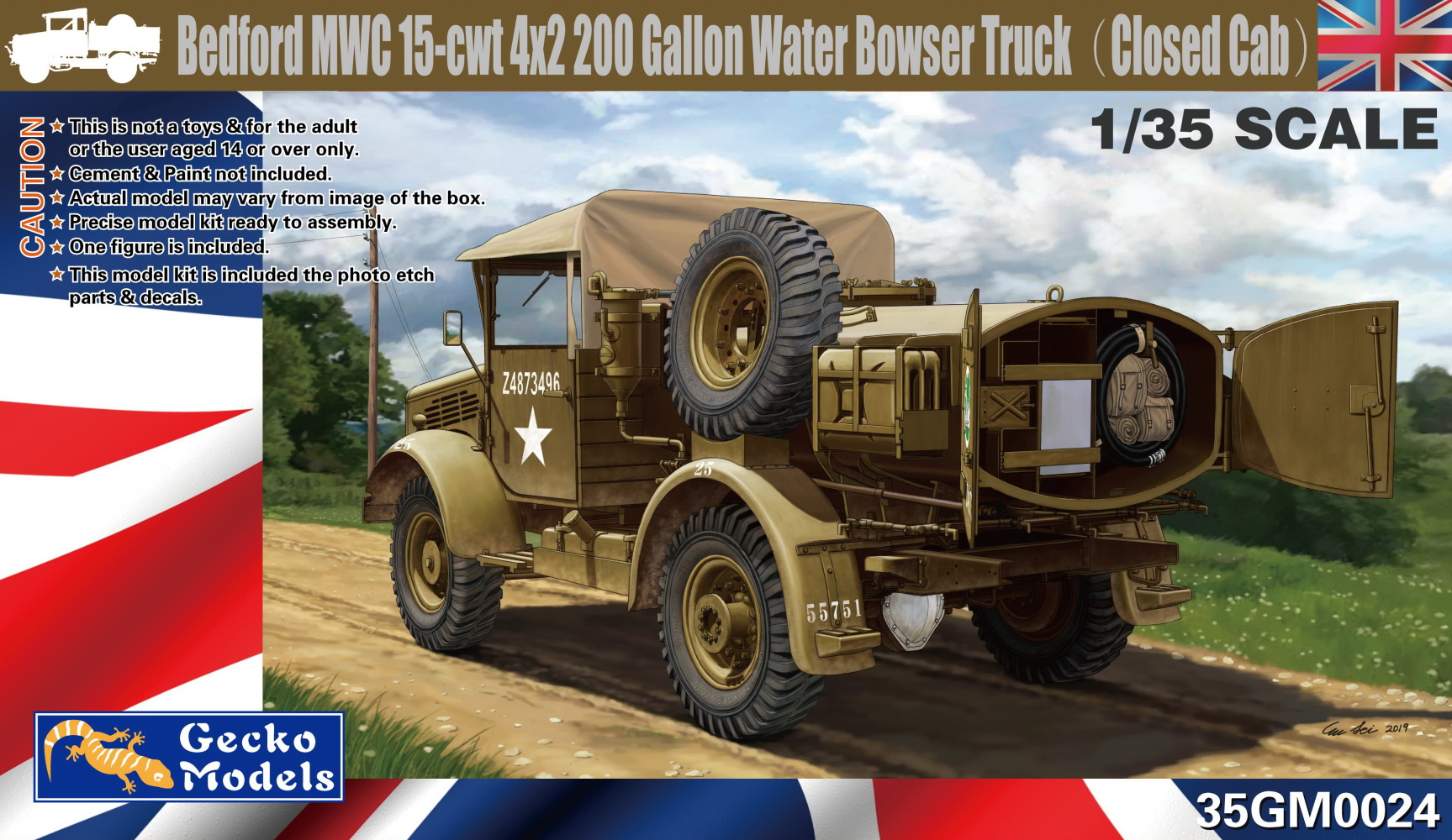 Bedford MWC 15Cwt 4x2 200 Gallon Water Truck