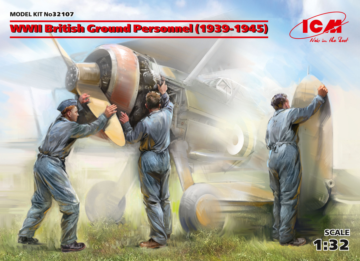 WWII British Ground Personnel (1939-1945) (3 figures)