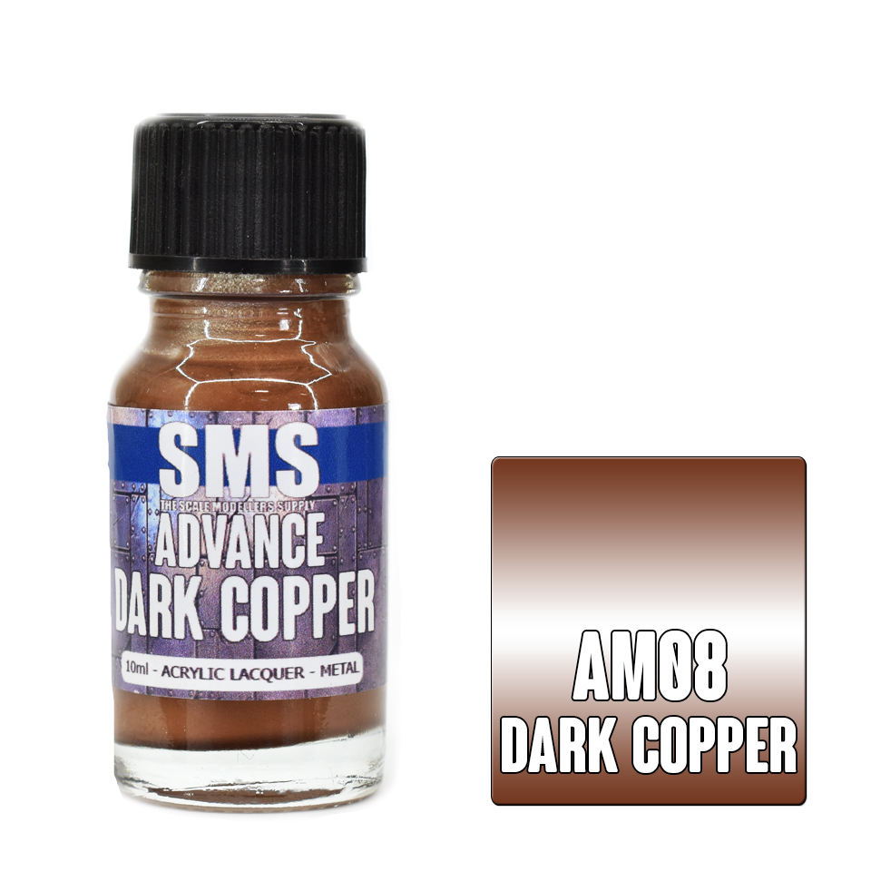 Advance Colour Acrylic Metallic Dark Copper