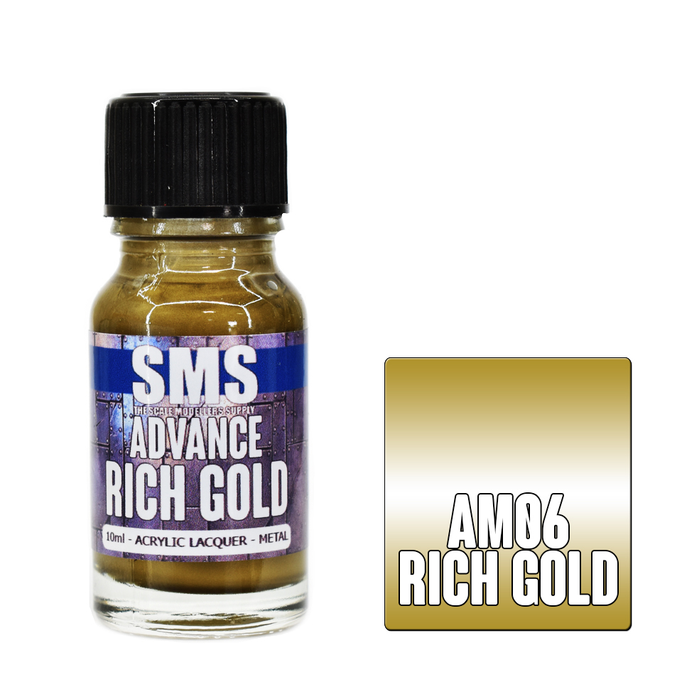 Advance Colour Acrylic Metallic Rich Gold