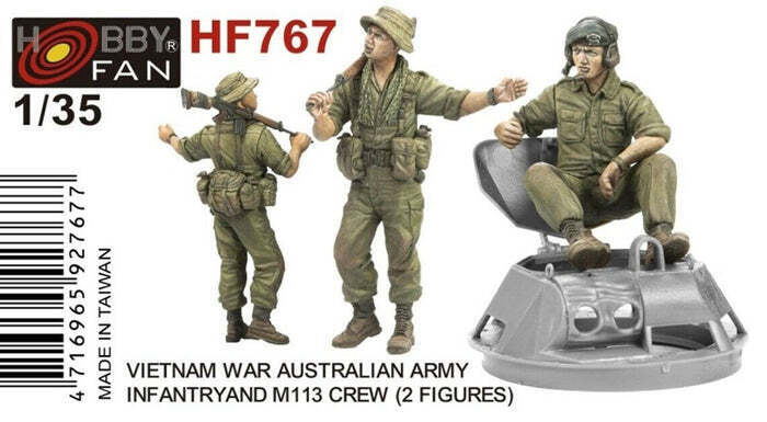 Australian Infantry & M113 crew Vietnam War Era-2 figures