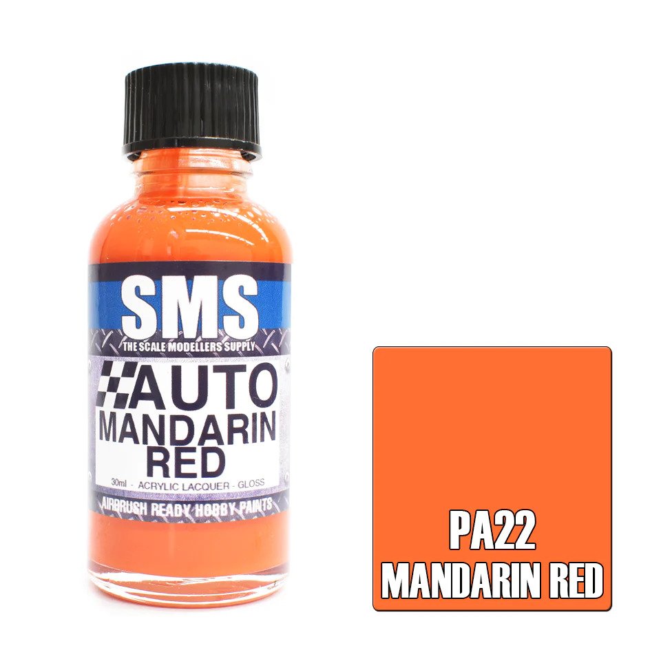 Auto Colour MANDARIN RED