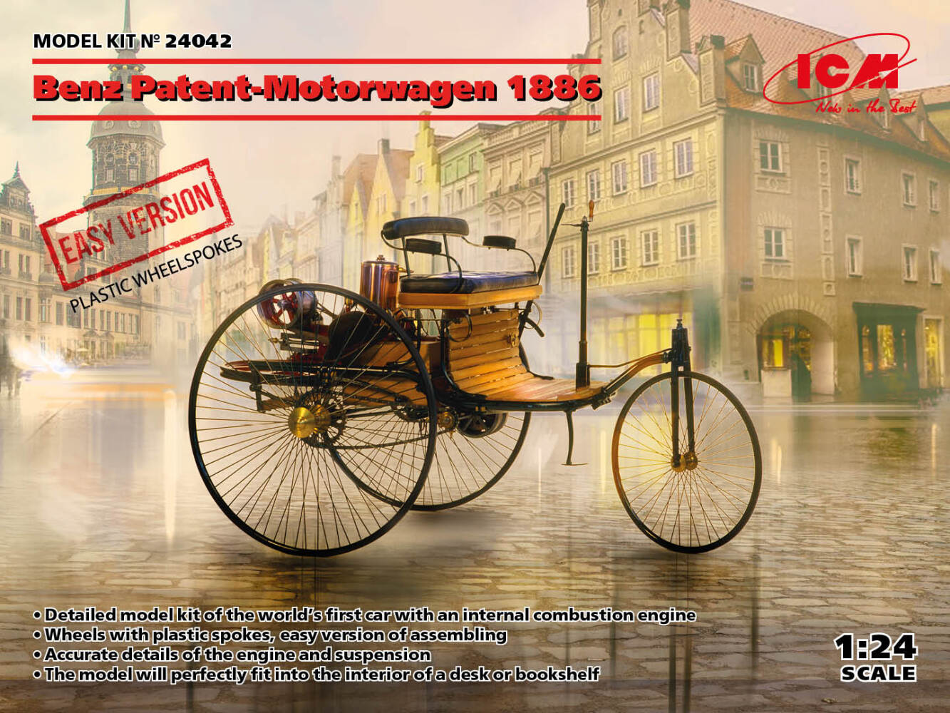Benz Patent-Motorwagen 1886  EASY version