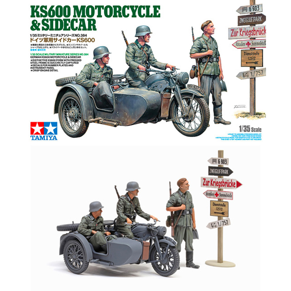 German KS600 Motorcycle & Sidecar