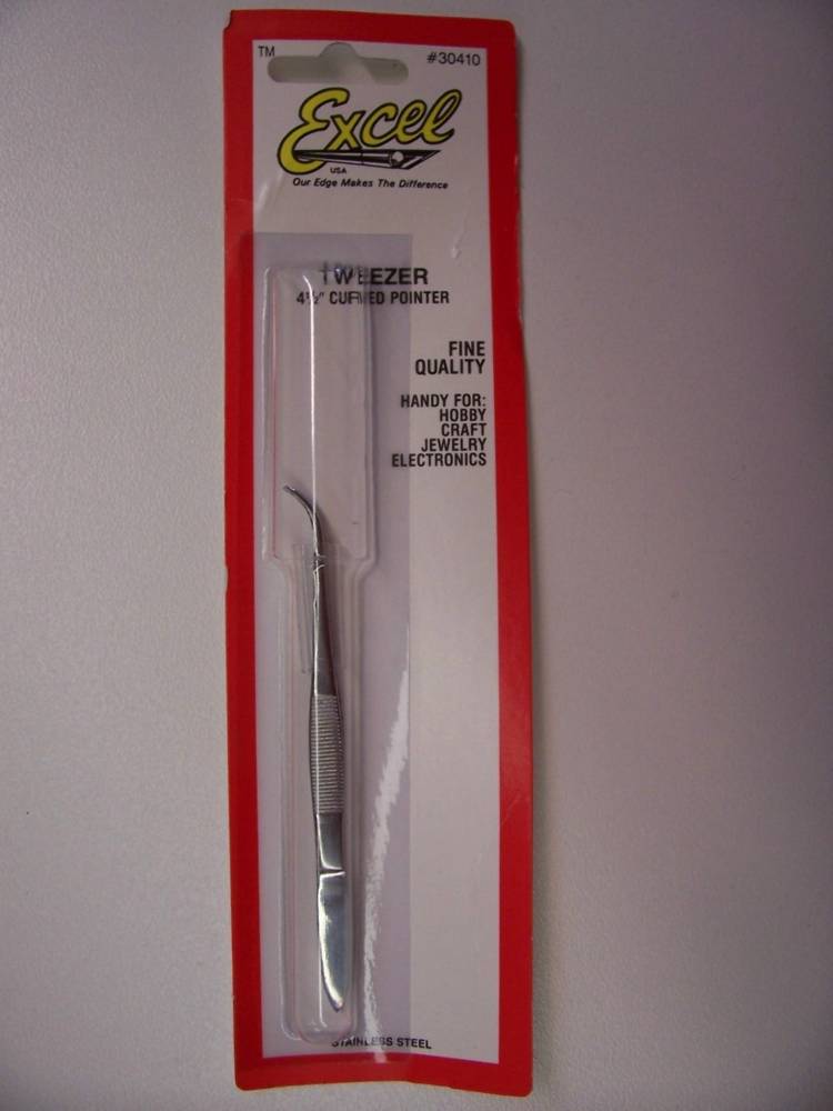 Curved Point Tweezer Small