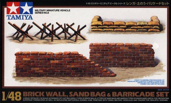 Brick Wall, Sandbag & Barricade Set