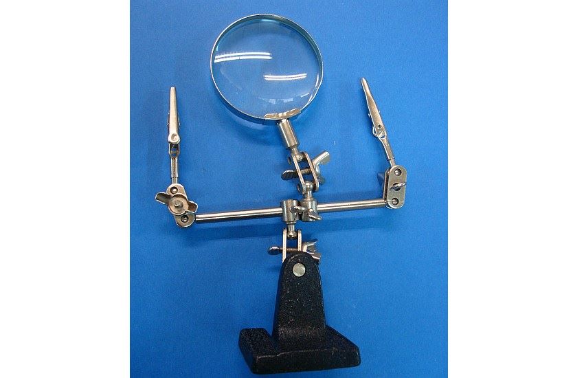 Helping Hands & Magnifying Glass