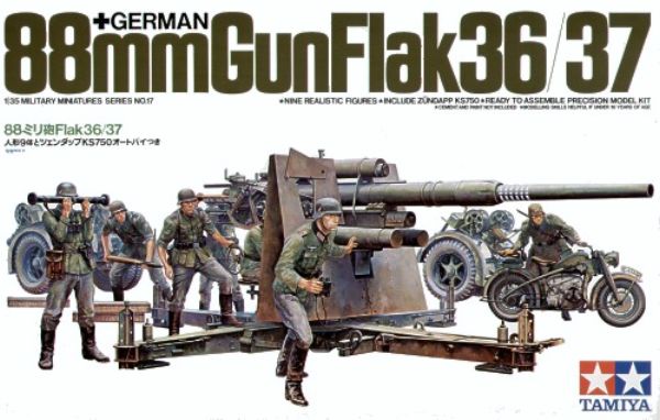 Tamiya 88mm Gun Flak 36/37
