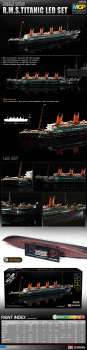 RMS Titanic With LED Light Set 
