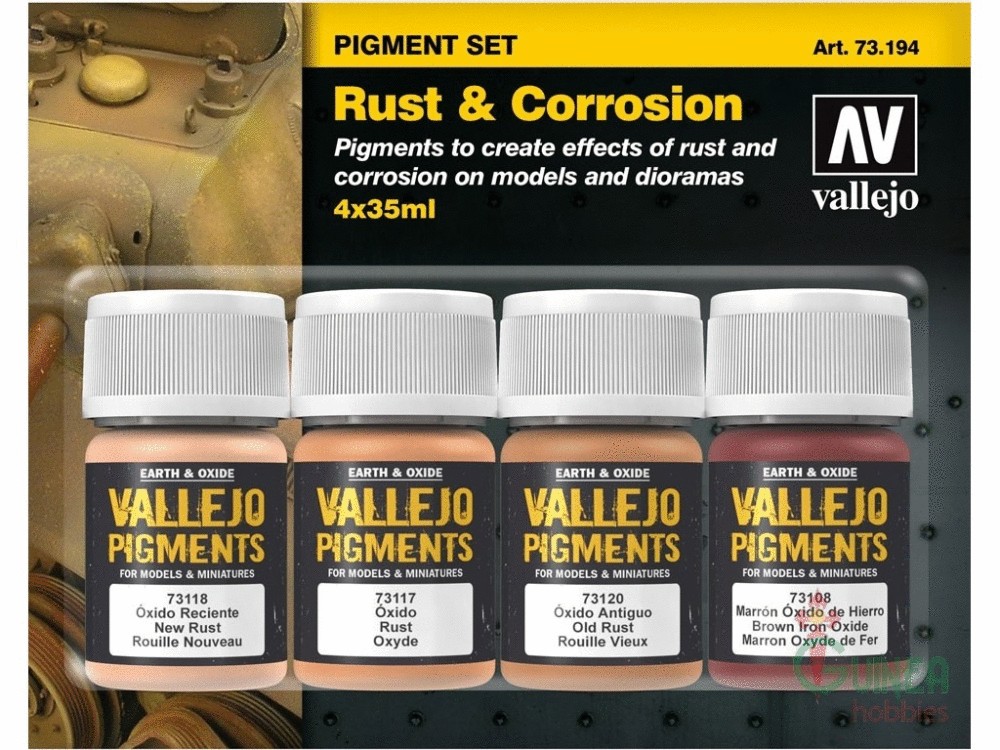 Pigment Set “Rust & Corrosion”.