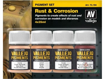 Pigment Set Rust & Corrosion