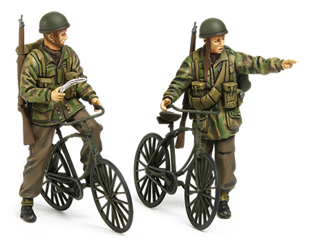 British Paratroopers & Bicycles Set Tamiya
