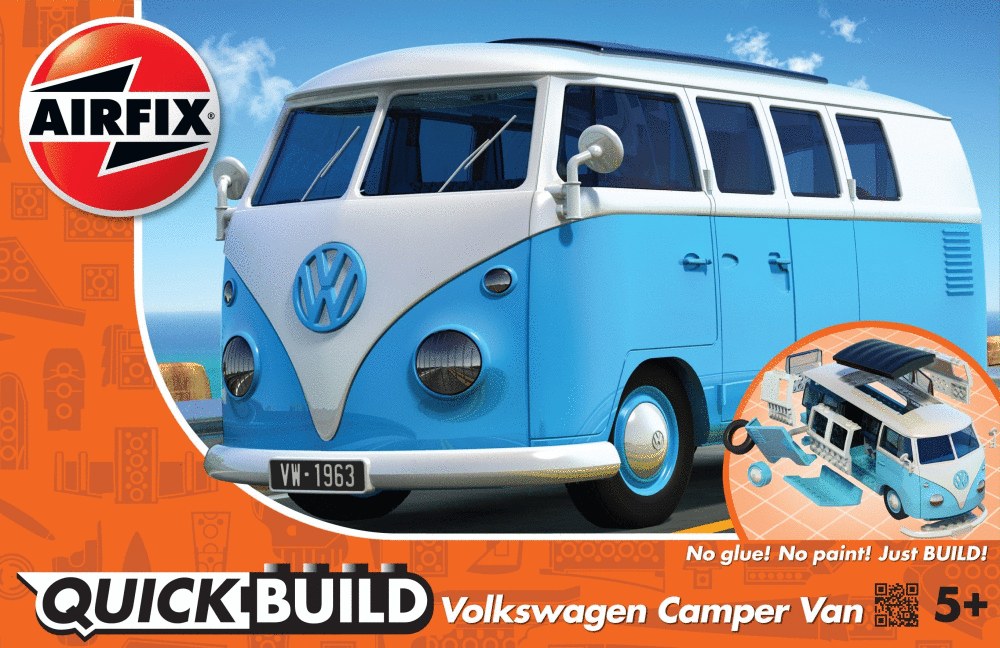 QUICK BUILD VW Camper Van blue 