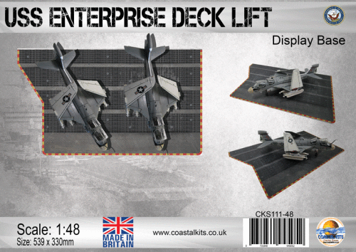 1:48 Scale USS Enterprise Deck Lift Display Base