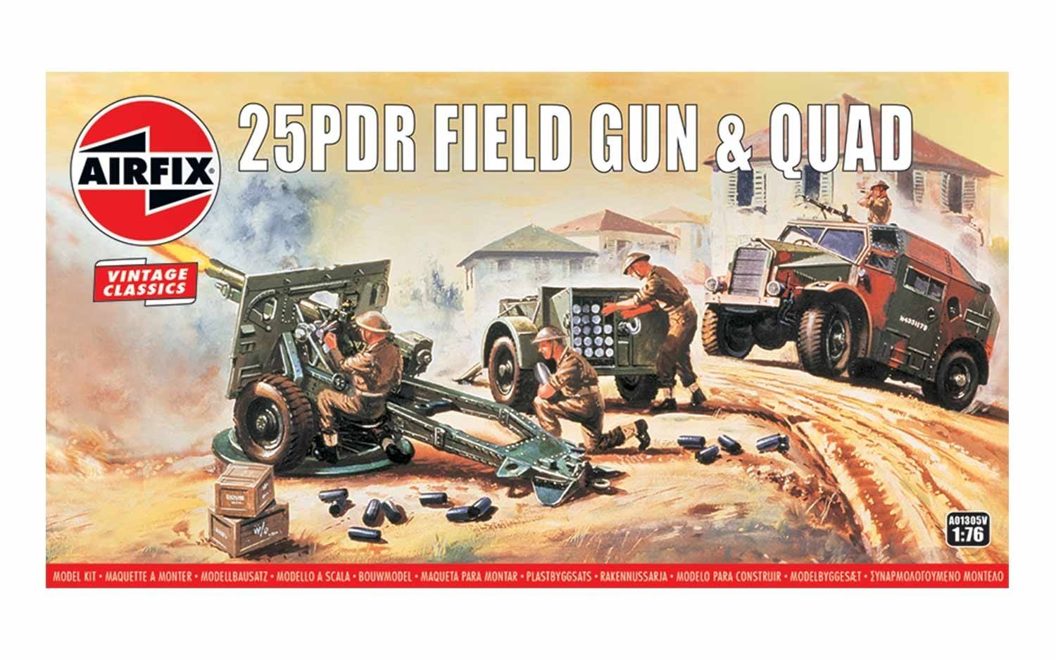 Vintage Classics - 25pdr Field Gun & Quad 