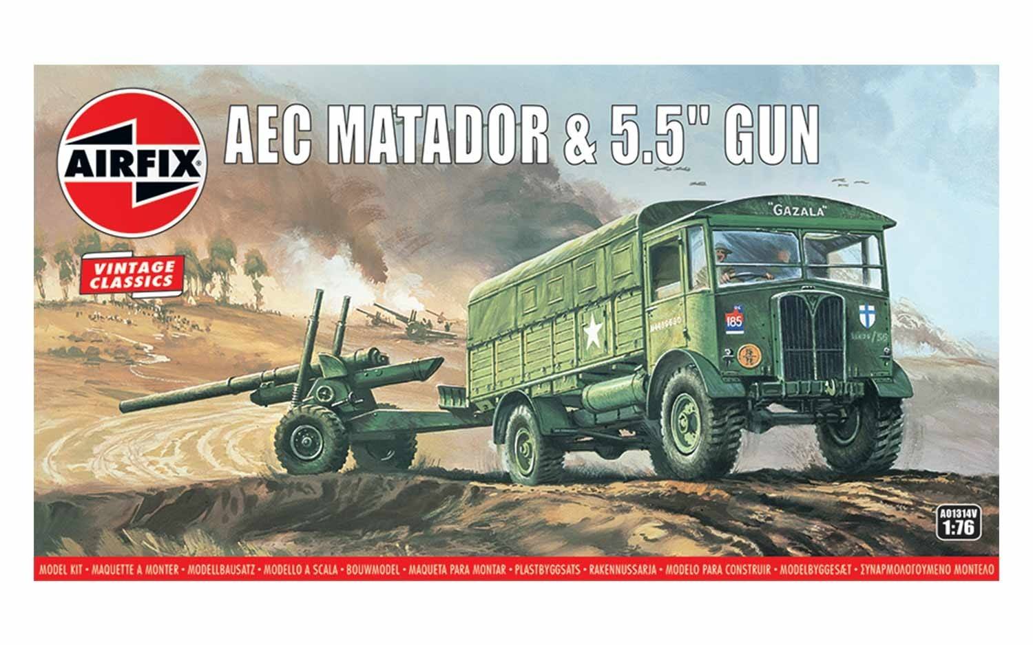 Vintage Classics - AEC Matador and 5.5" Gun