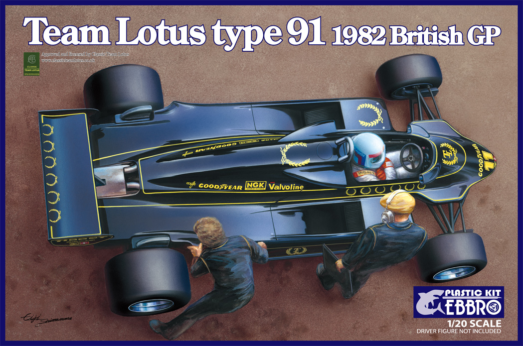 Team Lotus Type 91 1982 British GP