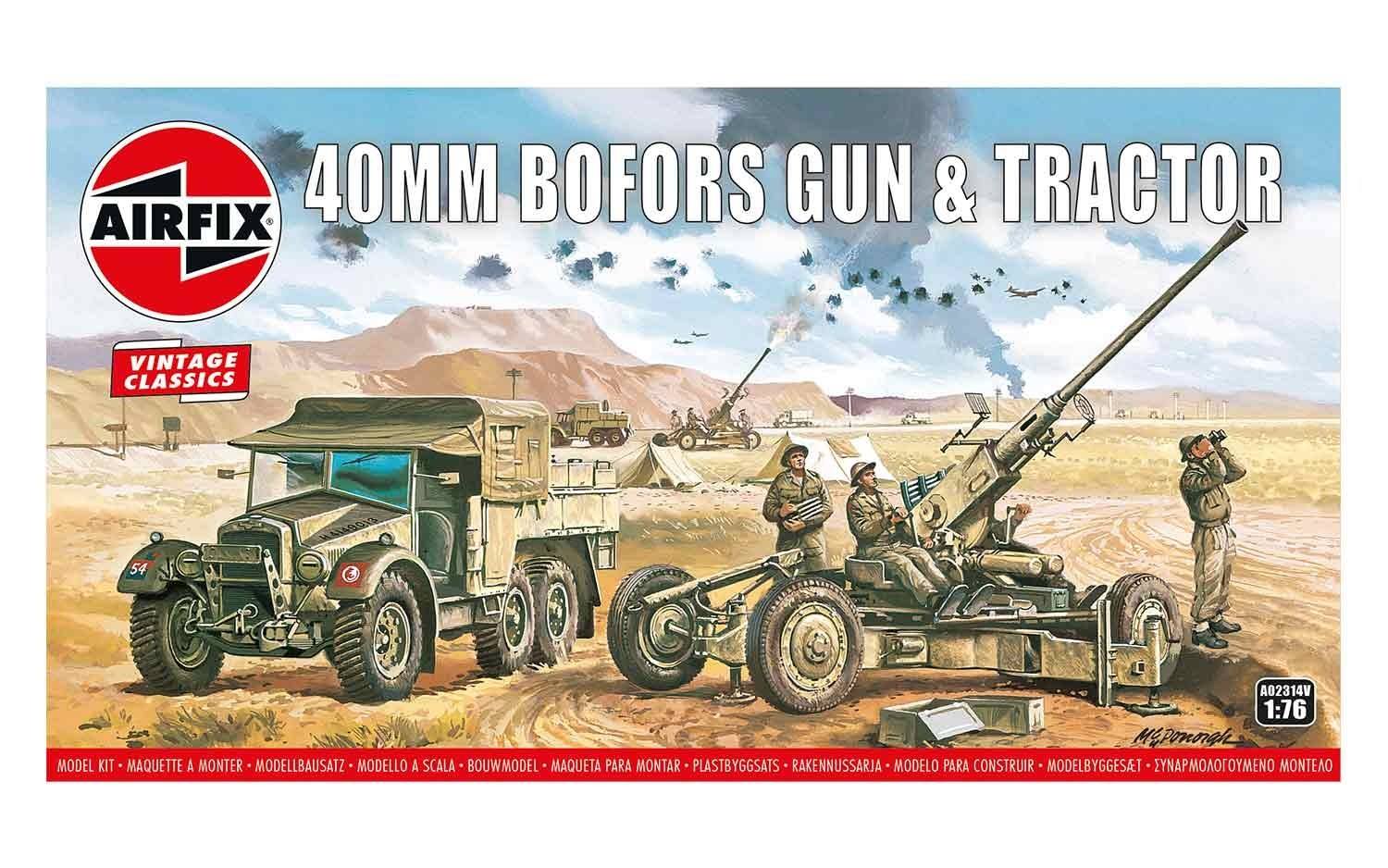 Vintage Classics - Bofors 40mm Gun & Tractor