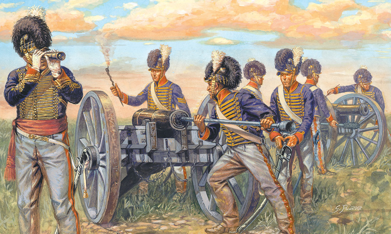 WATERLOO (200years) BRITISH ARTILLERY