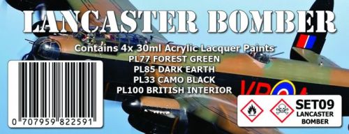 LANCASTER BOMBER Colour Set