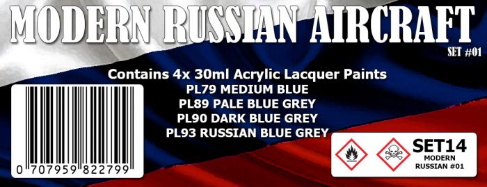 MODERN RUSSIAN AIRCRAFT #01 Colour Set