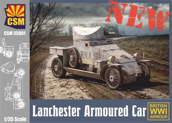 WWI Lanchester Armoured Car