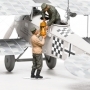 WWI German aerodrome personnel bomb loading