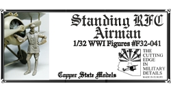 WWI Standing RFC Airman