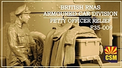 WWI British RNAS Armoured Car Division Petty Officer Relief