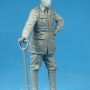 WWI British Armoured Car Division Serviceman with a shovel