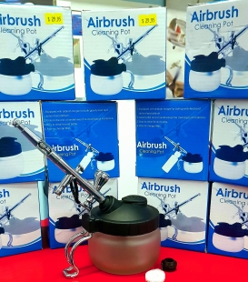 Airbrush Cleaning Pot