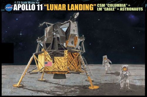 Apollo 11 "Lunar Landing" - CSM "Columbia" + LM "Eagle" + Astronauts