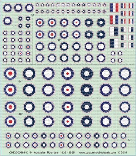 RAAF Roundels 1939 - 1955 1/48