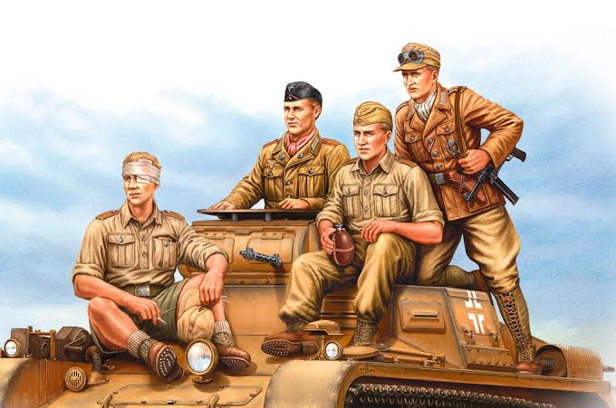 German Tropical Panzer Crew