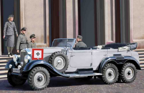 G4 (1939 ) German Staff Car with Passengers