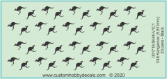 Black Kangaroos Decals 1/72