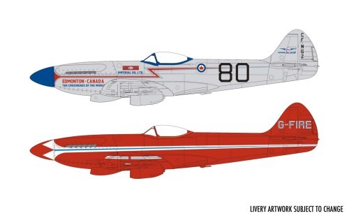Supermarine Spitfire MkXIV Race Schemes 