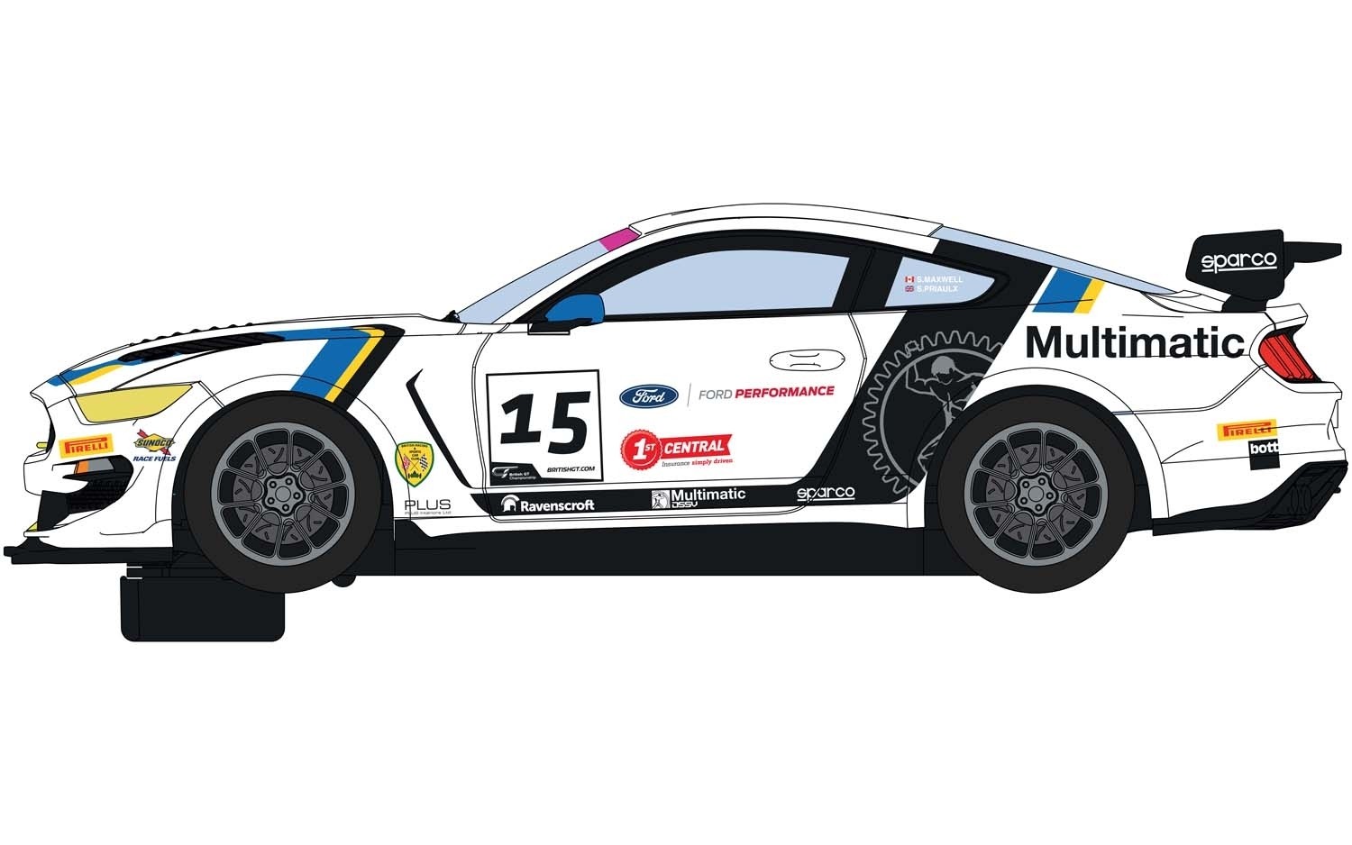 Ford Mustang GT4 - British GT 2019 - Multimatic Motorsports 