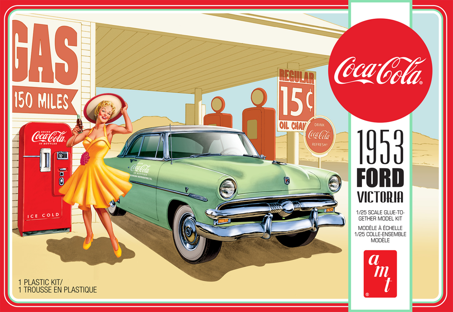 1953 Ford Victoria Hardtop with Coca-Cola Machine