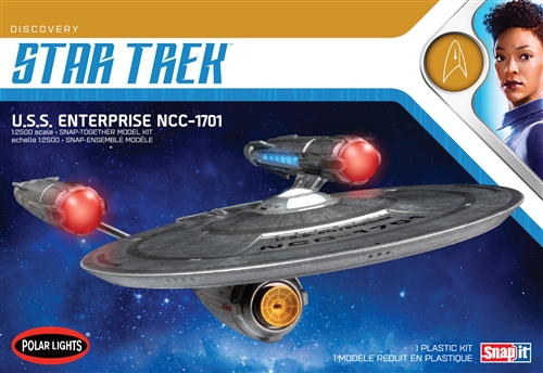 Star Trek Discovery USS Enterprise 1:2500 Scale SNAP Kit