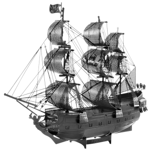 Black Pearl Model Ship - Black Version