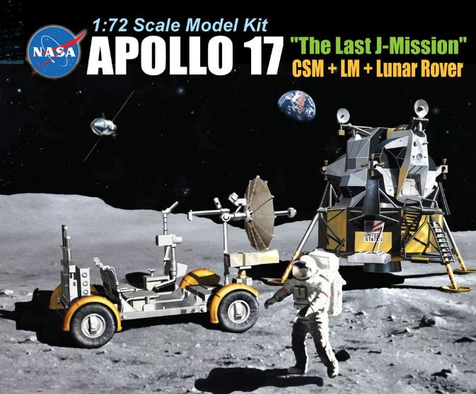 Apollo 17 "The Last J-Mission" CSM + LM + Lunar Rover