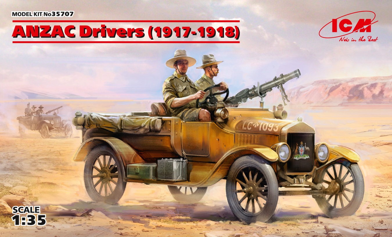 WWI ANZAC Drivers (1917-1918) (2 figures)