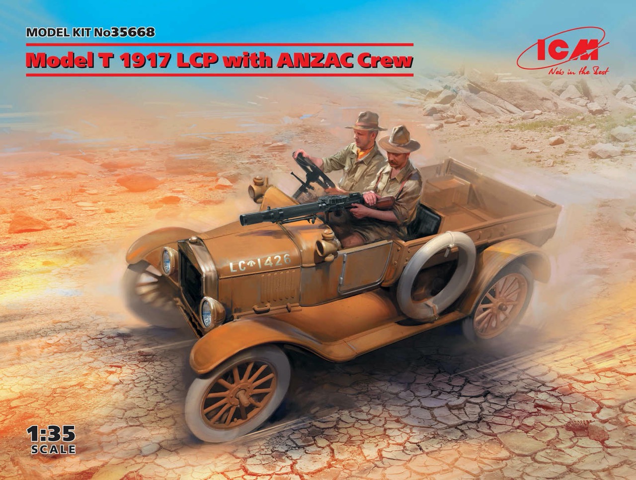WWI Model T 1917 LCP with ANZAC Crew