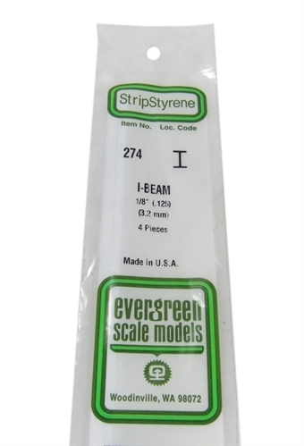 274 3.2mm I beam section 4 per pack