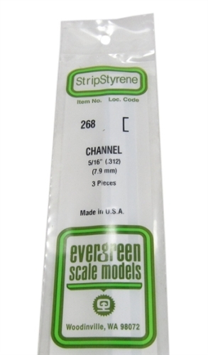 268 5/16" Channel section 3 per pack