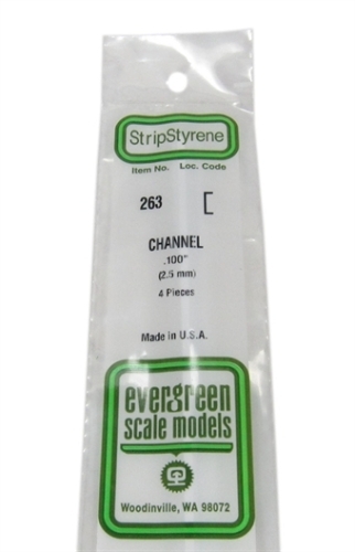 263 0.10" Channel section 4 per pack